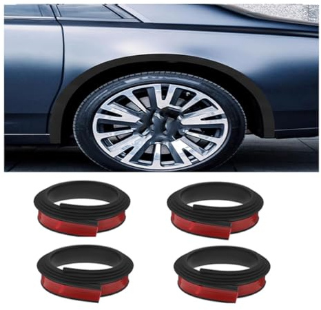DRYIC Auto Augenbrauen-Kotflügel für Golf V Variante 2007–2009 4 Rollen à 1,5 m dekorativer Streifen für die Radverkleidung von Autos