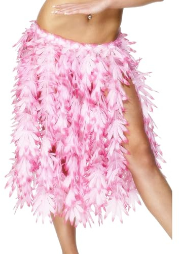 Smiffy's Women's Hawaiian Hula Skirt, Pink, One Size, 28966 (US)