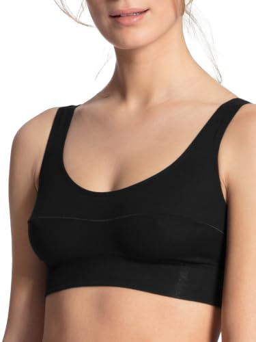 CALIDA Elastic Bustier Damen | mit breitem Softbund, atmungsaktive und weiche Single Jersey-Qualität