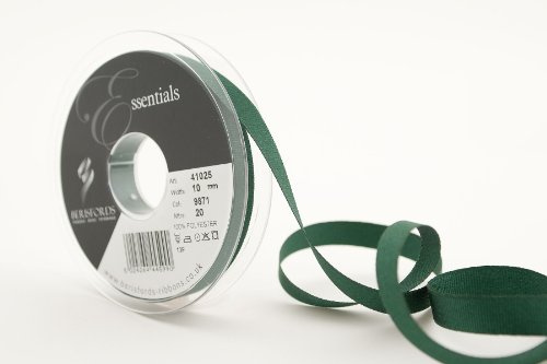 Berisfords Grosgrain Ribbon, Forest, 10mm