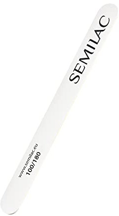 Semilac Wooden Nail File, Number 100/180, White
