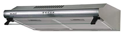 BELDEKO - Hotte Casquette/Visière 60 cm INOX 210 m3/h - 100 Watts - Filtre inclus