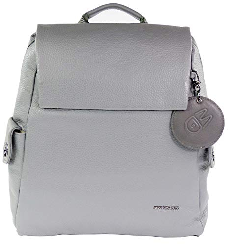 Mandarina Duck Mellow Leather Rucksack grau