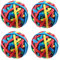Prmape 4 Rolls 400 Pieces Rubber Band Ball Coloured,Elastic Band Balls,Elastic Bands Strong for Office,Home DIY Arts Crafts Document Organizing,Assorted Colors