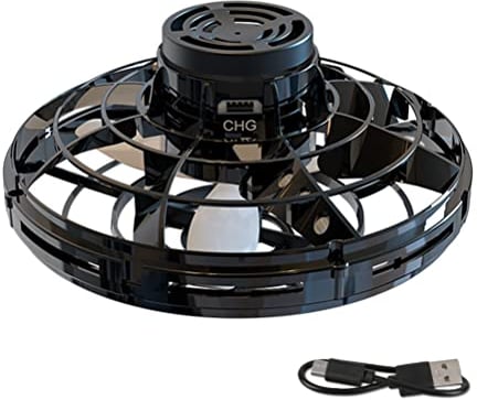HUSHUI UFO Mini-Drohne Kinder, Mini-Top-Spielzeug-Handbetriebene Drohne mit USB-Aufladung Kinder-Erwachsene-Geschenke Flugdrohnen-Spielzeug mit 360 ° drehbaren und leuchtenden