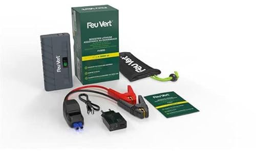 Booster de démarrage Lithium Feu Vert pour Moteur Essence/Diesel jusqu'à 2L