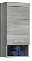 Badezimmer Hängeschrank Badschrank Schrank Soul, Holzwerkstoff, rauchsilber Nachbildung, 37 x 79 x 24 cm