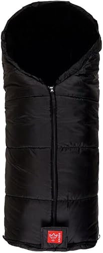 KAISER Thermo- Fleecefußsack, schwarz