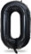 Black Number 0 Balloon for Girls Boys, 40 Inch Large Number 0-9 Foil Mylar Helium Digital Balloons Set for Women Men Birthday Graduation Anniversary New Year Eve Party Decorations Celebration Supplies