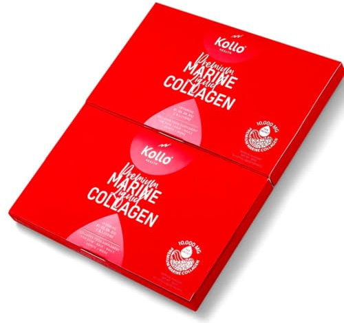 Kollo Premium Marine Collagen Liquid, 10,000 mg - Essential Proteins Collagen Peptides - Liquid Collagen Supplements for Women & Men with Vitamins B & C - Informed Sport Certified - Pack of 28