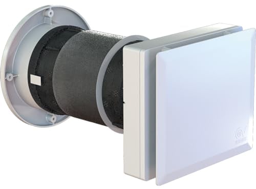 VORTICE HRW40 Mono Evo - Recuperatore di Calore, Ventilazione Meccanica Controllata con Funzione di Estrattore Aria, Scambiatore Aria per Umidità, 5 Velocità, Installazione Residenziale e Commerciale
