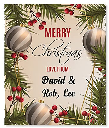 Pack of 3 Wine Labels for Bottles Personalised (100 x 120 mm) Waterproof Wine Champagne Gift Labels Papa Prints®