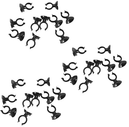 REACHYEA 30 piezas de soporte de ventosa negro 20 mm de diámetro para aerolíneas