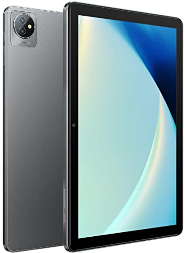 Blackview Tab 8 WiFi, Tablet Android 12 10,1’’ HD+ IPS Display, Quad-Core 7GB RAM+128GB ROM (1TB Tarjeta SD Externa), Batería 6580mAh, Cámara Dual 13MP+8MP, Bluetooth Type-C, Dual Box Altavoces Gris