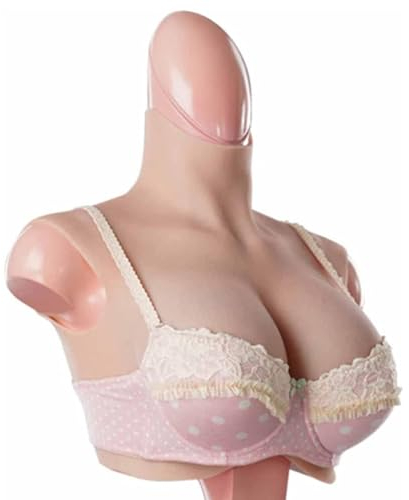 Realistisch Künstliche Brüste Gefälschte Silikon Brüste Baumwolle Gefüllt F Cup, Silicone Breast Forms Fake Boobs Breastplate, Silikon Brüste Brustprothese - künstliche brüste brust, Asiatisches Gelb