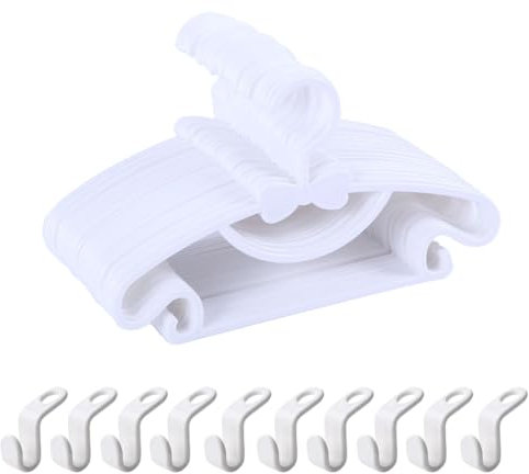 haweeli kleiderbügel Kinderkleiderbügel für Baby-, Kleinkind- und Kinderkleidung und Mäntel (29,5cm, 30er Set)