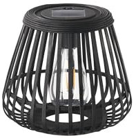 48343 Pauleen Solarlaterne Glimmer IP44 2700K 7lm Schwarz Solarleuchte