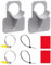 Pool Schlauchhalter, 2 Stück Pool Rohrhalterung Schwimmbad Schlauchhalter Knickschutz Anti-Reißen Poolschlauchterung Pool Zubehör (30–37 mm,Grau)