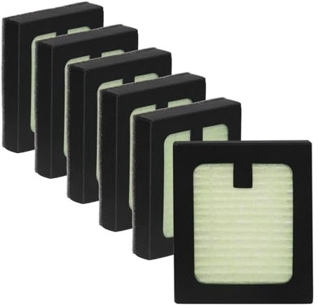 PUREBURG Replacement Filter Compatible with Baby Brezza Bottle Washer Pro, 6-Pack HEPA Air Clean Dust