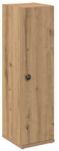 vidaXL Badezimmerschrank mit Rollenhalter Artisan-Eiche 20,5x22x72 cm