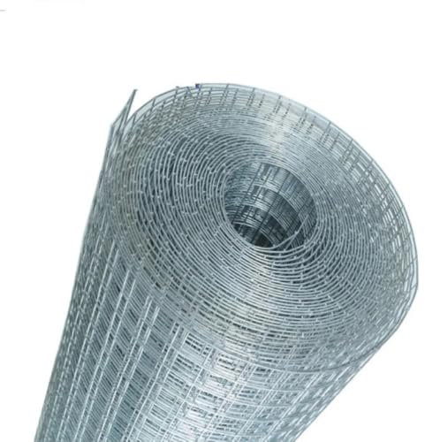 UGLYAF Rollo de Alambre galvanizado en Caliente Resistente de 1 Metro de Ancho con Malla for soldar con Orificios de 13 mm.(1.3x1.3cm 1mm)