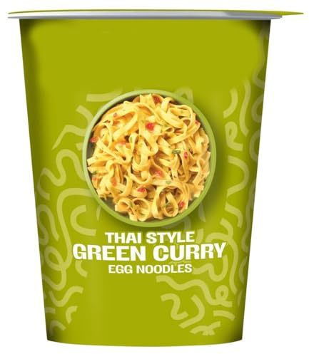Thai Style Green Curry Egg Noodles, Vegetarian, 78g