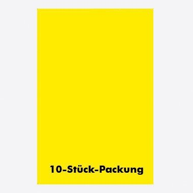 Folia - Color-Bastelkarton, 220g/ m², 50x70cm, 10 Bogen, Zitronengelb