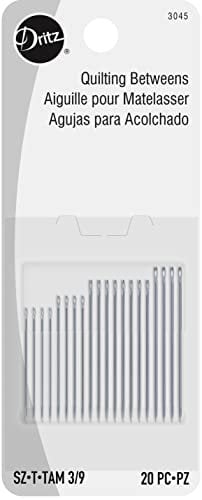 Dritz Hand Needles, carbon steel stainless steel, Nickel, Size 3/9