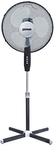 Zephir PHS42N Ventilatore a Piantana, Nero