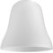 MiniSun | Bell Shaped White Frosted Glass Replacement Shades | Lamp Shades, Home Décor & Improvement Essential | Pack of 3 | 140cm Shade Width