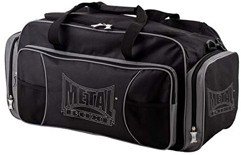METAL BOXE Sac de Sport Noir/Gris