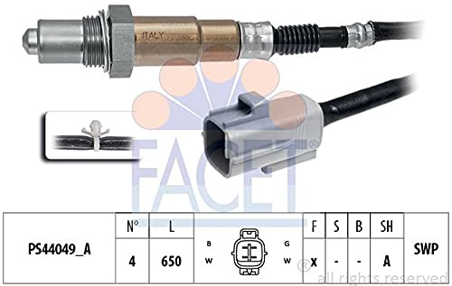 FACET 10.8373 Lambdasonde Diagnosesonde nach Katalysator Oxygen O2 Sensor Beheizt Planarsonde Kompatibel mit SUZUKI SWIFT IV FZ, NZ 1821356KB0 KW 498 373 71750563