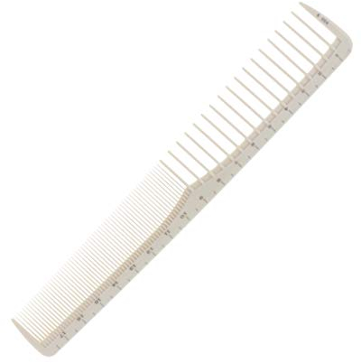 MagiDeal Profi Haar Kamm mit Gradeinteilung, Haarkamm Frisierkamm Haarschneidekamm für Salon oder Hause, C
