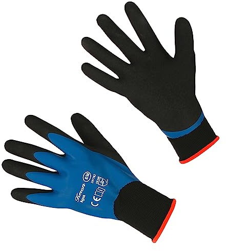 Keron Work Glove Agua Size 7/S, Bi-Colour, Double Dipped