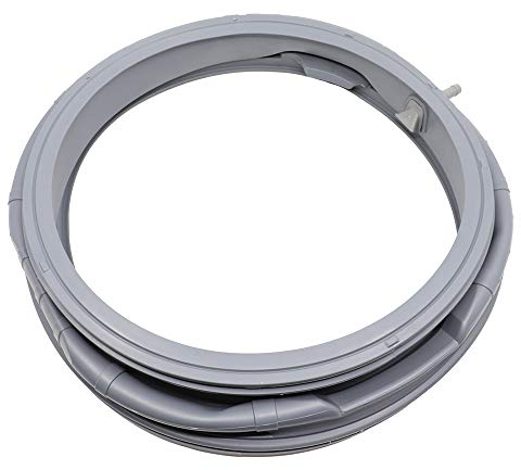 Marel Shop® - Soffietto Guarnizione Oblò con Foro per Tubetto per Lavatrice compatibile con Samsung DC97-18852A per Modelli: WW6000J - WW90J6410CW/EF - WW90K6414QW/ET - WW80K6414SW
