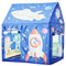 Benebomo Tente de Jeux Enfant, Tente de Jeu pour garçons avec fusée Spatiale Bleue, Cabane Enfant intérieure et extérieure