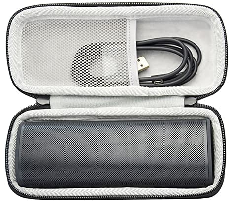 Goshyda Lautsprecher Eva-Hartschalenkoffer, Tragbare Reise-Schutz-Tragetasche, mit Griff und Netzinnentasche, für Roam Smart Bluetooth-Lautsprecher