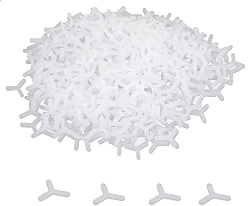 Tsurpcao Distanziatori Esagonali per Piastrelle in Plastica, 500 Pezzi (2 mm 5/64 Pollici)
