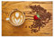 Vlies Tapete Premium Vlies Wand Art Decor 200x135cm Kawka Coffee Kaffe Nr. H7241M_TV1AL