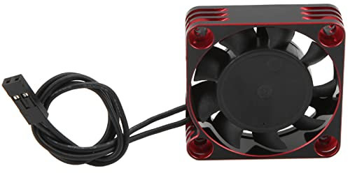 Ventilateur Refroidissement Moteur RC 40x40mm 28000TR/Min, Connecteur JST pour Moteur 3660, Dissipateur Thermique Haute Performance Modélisme Voiture RC