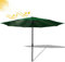 Joparri Sonnenschirm Grün Ø 350 cm mit Kurbel| Ampelschirm Gartenschirm Sonnenschutz UV Schutz 50+ Aluminium | Kurbelschirm Marktschirm wasserdicht