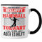 Trendation - Lustige Tasse für Handball Torhüter Torwart Geschenk Spruch Geschenkidee Handballtorwart (Schwarz)