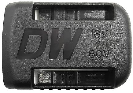 POFET 5 PCS Tool Battery Holder Mount for Dewalt Battery Cover Belt Clip Battery Dock Holder Hanger Mount on Shelf Wall Battery Storage Clips Fit for 18V- 60V