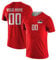 Yolovi Personalisiertes Fussballtrikot mit Namen Nummer Drucken Nationalflagge Sport Casual Trikots Fussballshirts für Herren Damen Jugendliche Serbia