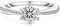 KRKC&CO Verlobungsring Damen Moissanite Ringe, 1 Karat Diamant Solitärring, VVS1 D Farbe, 925 Silber Weißgold Trauring Eheringe, Verlobung Verlöbnis Hochzeit Jubiläum Geschenk für Frauen, 56 (17,8)