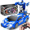 Ferngesteuertes Polizeiauto für Jungen 4-7, 1:18 Maßstab Roboter RC Auto - 2 in 1 Racing RC Roboter Auto Spielzeug, Ein-Knopf-Deformation & 360°Driften, Rc Auto für Jungen Alter 6-8 8-12 Geburtstag