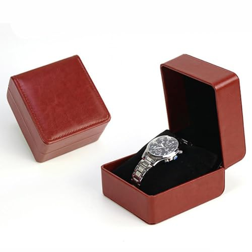 YekouMax Boîte à montres, étui organisateur de montre avec coussin, organisateur pour la plupart des montres, montres intelligentes et boîtes à bijoux, cadeaux pour homme, femme et anniversaire (1