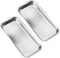 2 Piezas Acero Inoxidable Bandejas para Instrumentos, Suministros para Instrumental de Laboratorio, Bandeja Pequeña para Instrumental para Laboratorio Tatuaje Organizador de Baño