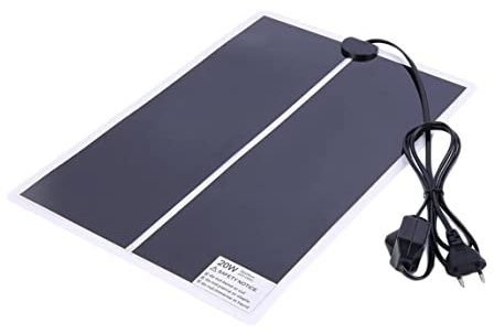 IR 20W Reptile chauffage tapis de chauffage avec commande de température Terrarium thermostat thermostat chauffant à tardif pour tortues Turtle Lizard Scorpion Snake Tortoise Gecko Kennel Mat