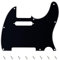 Banworks 3 plis Tele Pickguard 8 trous pour guitare électrique Pickguard Scratch Plate pour USA/Mexique moderne style standard Tele Telecaster JT/HB-03 noir brillant